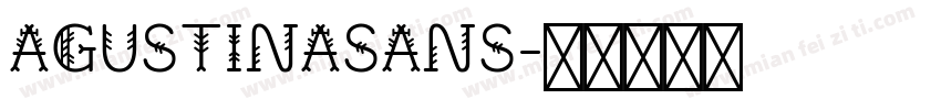 AGUSTINASANS字体转换
