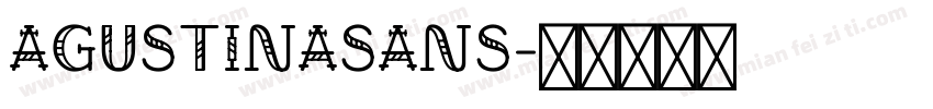 AGUSTINASANS字体转换