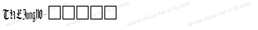THEJung110字体转换