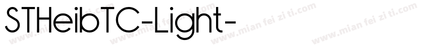 STHeibTC-Light字体转换