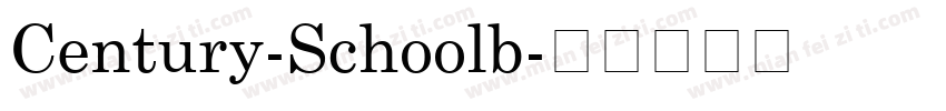 Century-Schoolb字体转换