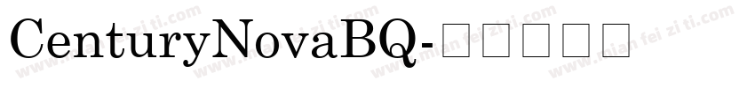 CenturyNovaBQ字体转换