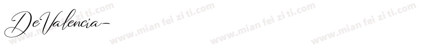 DeValencia字体转换