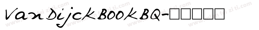 VanDijckBookBQ字体转换