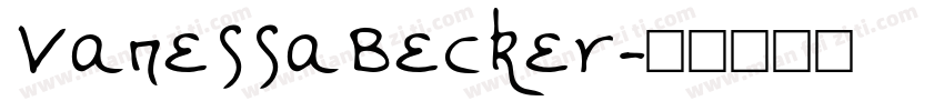 VanessaBecker字体转换