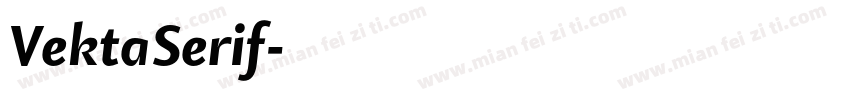 VektaSerif字体转换