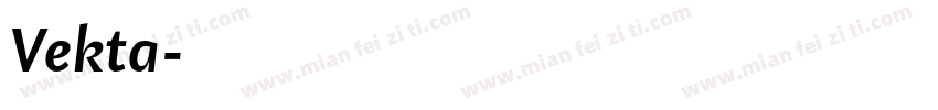 Vekta字体转换