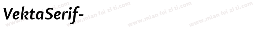 VektaSerif字体转换