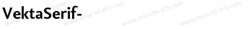 VektaSerif字体转换