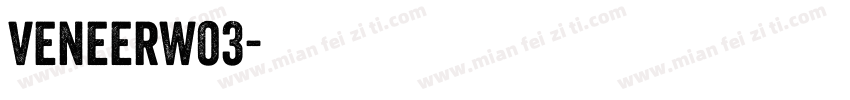 VeneerW03字体转换