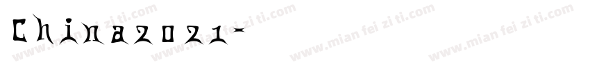 China2021字体转换