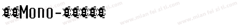 粗克Mono字体转换