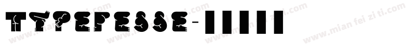 typefesse字体转换