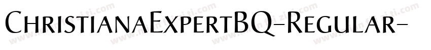 ChristianaExpertBQ-Regular字体转换