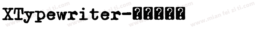 XTypewriter字体转换