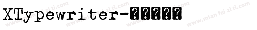 XTypewriter字体转换