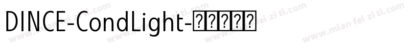 DINCE-CondLight字体转换