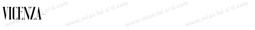 vicenza字体转换