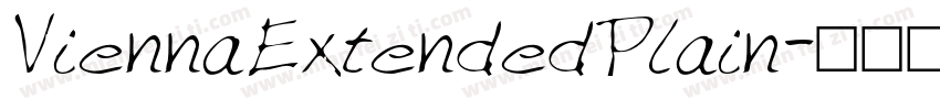 ViennaExtendedPlain字体转换