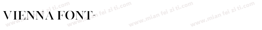 Vienna_Font字体转换