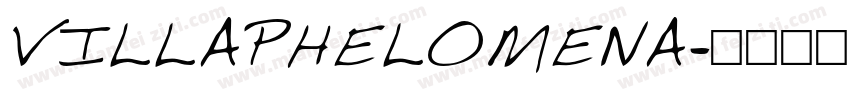 VILLAPHELOMENA字体转换