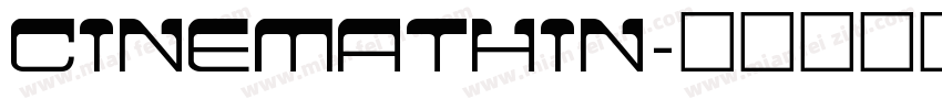 CinemaThin字体转换