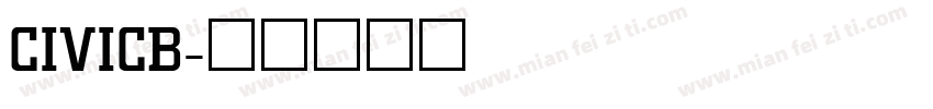 CIVICB字体转换