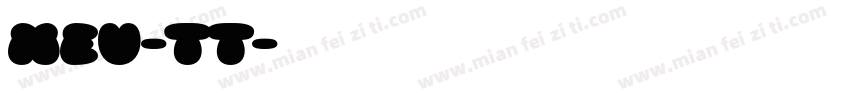 NEU-TT字体转换