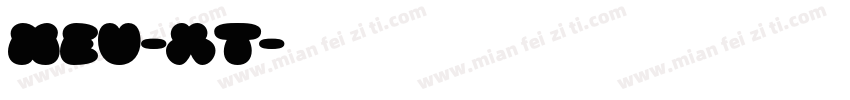 NEU-XT字体转换