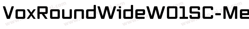 VoxRoundWideW01SC-Me字体转换