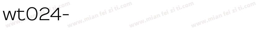 wt024字体转换