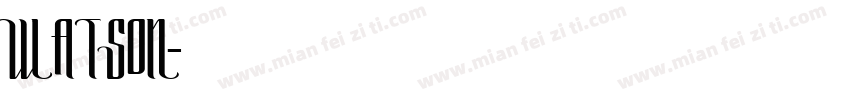 WATSON字体转换