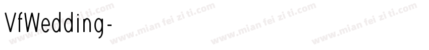 VfWedding字体转换