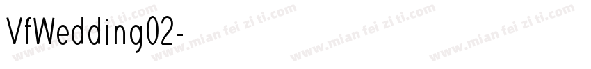 VfWedding02字体转换