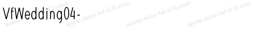 VfWedding04字体转换
