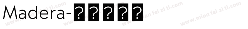 Madera字体转换