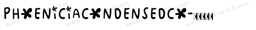 PhoeniciaCondensedCo字体转换