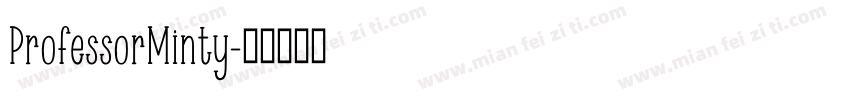 ProfessorMinty字体转换