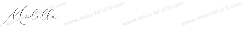 Modella字体转换