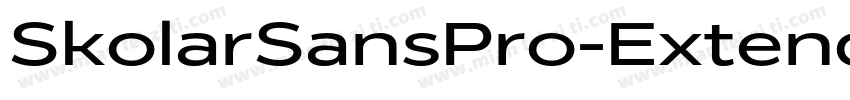 SkolarSansPro-ExtendedMedium字体转换