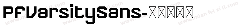 PFVarsitySans字体转换
