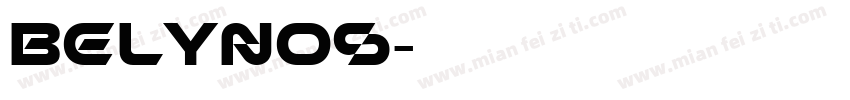 Belynos字体转换