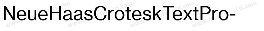 NeueHaasCroteskTextPro字体转换