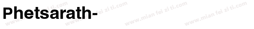 Phetsarath字体转换