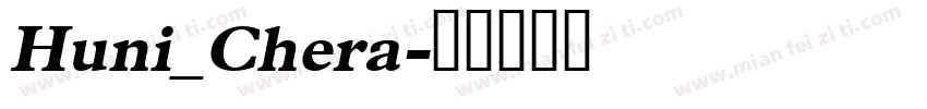 Huni_Chera字体转换