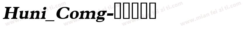 Huni_Comg字体转换