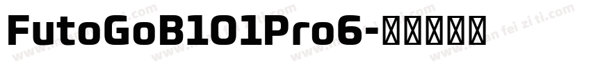 FutoGoB101Pro6字体转换