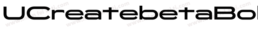 UCreatebetaBold-Bold字体转换