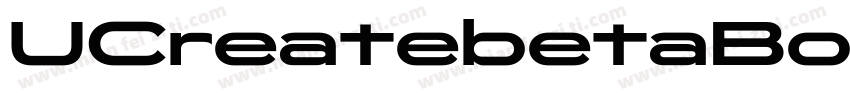 UCreatebetaBold-Bold字体转换