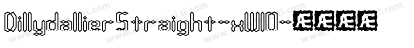 DillydallierStraight-xW1O字体转换